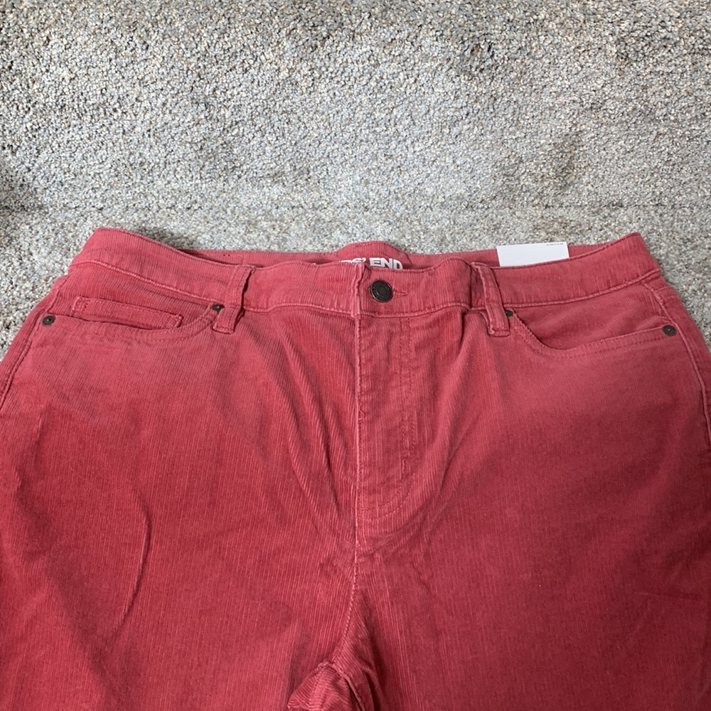 NWT Lands’ End Mid Rise Straight Leg Corduroy Jeans - Picture 4 of 10